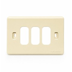 Placca Autoportante Bianca Molveno GL2000 3 Moduli LEGRAND 65222