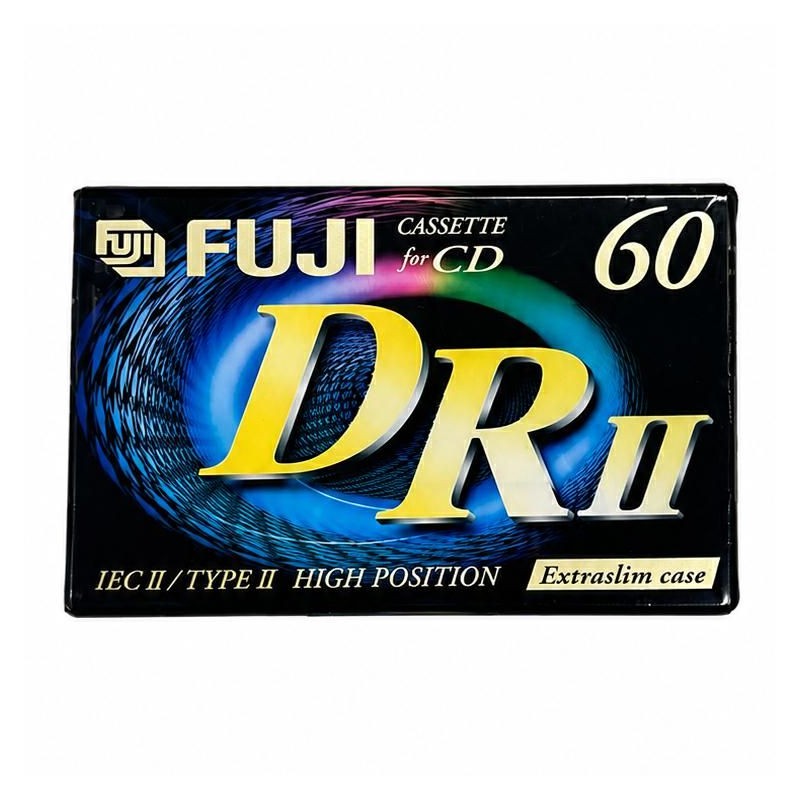 Cassetta Audio DRII 60 Minuti con Custodia Extraslim FUJI Cassetta Audio DRII 60 Minuti con Custodia Extraslim FUJI