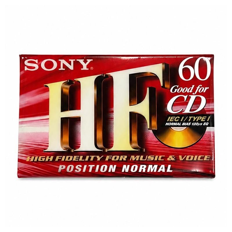 Cassetta Audio HF 60 Minuti Type I Normal Bias SONY C-60HFC Cassetta Audio HF 60 Minuti Type I Normal Bias SONY C-60HFC