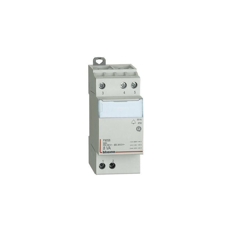Trasformatore per campanelli 230-12V BTICINO F90S8 Trasformatore per campanelli 230-12V BTICINO F90S8