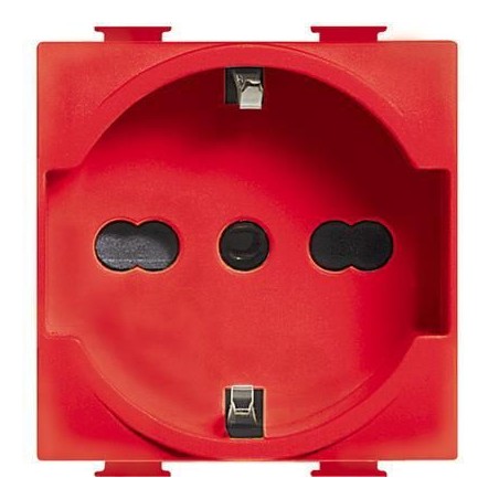 PRESA SCHUKO ROSSA MATIX MAGIC TT BTICINO A5440/16R