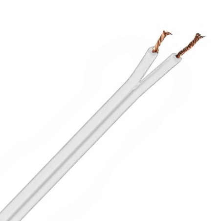 Cavo Costa Stretta per Bassa Tensione 2X0,50 Bianco 100 Metri