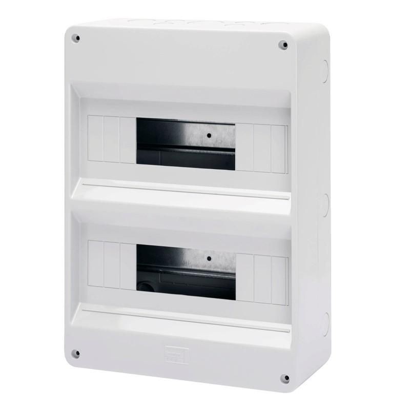 Centralino da esterno 24 (12x2) moduli + 2 IP40 GEWISS GW40030 Centralino da esterno 24 (12x2) moduli + 2 IP40 GEWISS GW40030