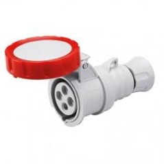 Presa mobile 3P+T 32A IP67 rossa 380V GEWISS GW62041H