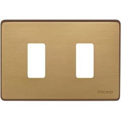 Placca Magic 2 Posti Bronzo BTICINO 503/2/BR