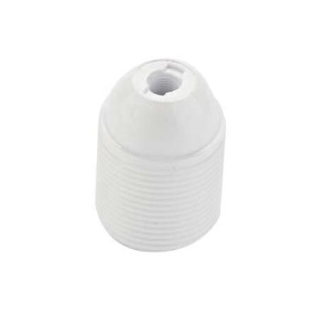 Portalampada Filettato E27 Bianco FAI 0192