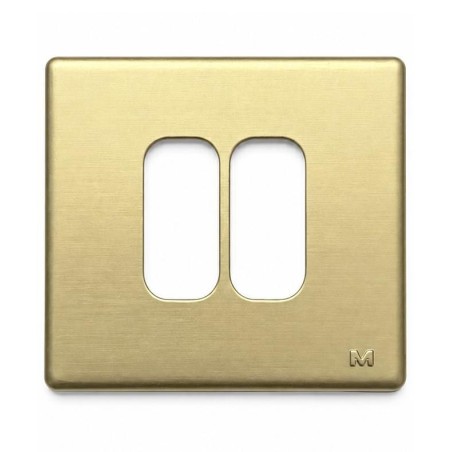 Placca Metallica 2 Moduli Bronzo GL2000 Molveno LEGRAND 65307