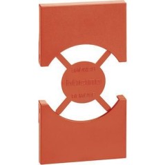 Cover Living Now per presa schuko tedesca Rossa BTICINO KR03