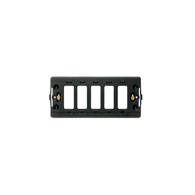 Supporto Magic in resina 5 moduli BTICINO 505R Supporto Magic in resina 5 moduli BTICINO 505R