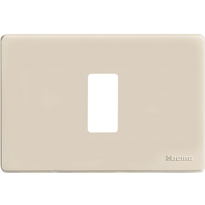 Placca Magic 1 Posto Avorio in Resina BTICINO 503/1/R Placca Magic 1 Posto Avorio in Resina BTICINO 503/1/R