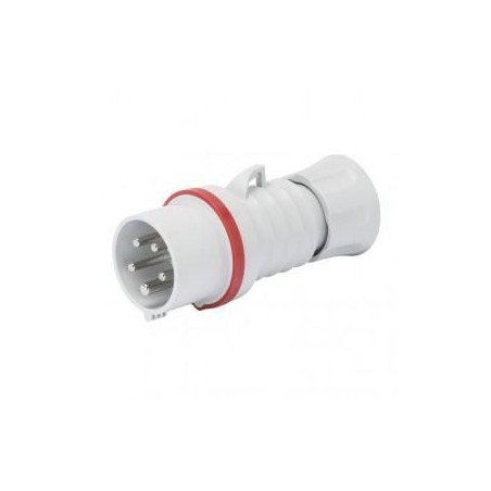 Spina mobile 3P+N+T 16A IP44 rossa 380V GEWISS GW60009H