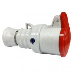 Presa mobile 3P+T 16A IP44 rossa 380V GEWISS GW62008H