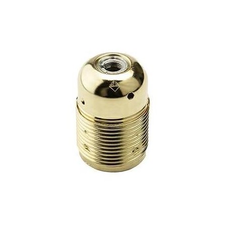 Portalampada Filettato E27 Ottone FAI 1031/F