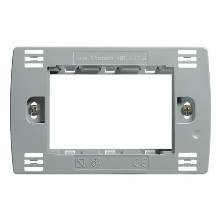 SUPPORTO 3 MODULI LUNA BTICINO C4703