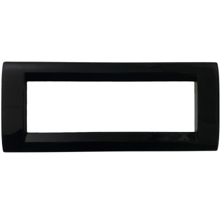 Placca Playbus 6 Moduli Nero Lacca GEWISS GW32056
