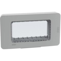Placca stagna IP55 4 moduli grigia MatixGO BTICINO 28604G