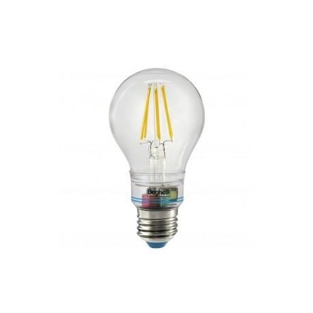 Lampadina Beghelli zafiro LED 6W 2700K Attacco E27 ANTI BLACKOUT 56305