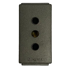 PRESA 2P+T LEGRAND ERGO 10A 250V 70050