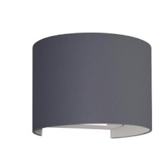 Applique da Muro in Alluminio Antracite 2x5W IP54 4000K BOT LIGHTING MARBELLA10GR