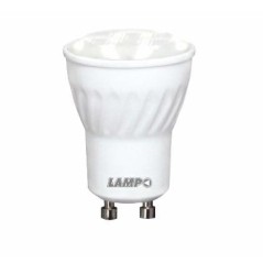 Lampadina LED attacco GU10 Diametro 35 mm 4,5W 3000K LAMPO DIKLED35GU10BC