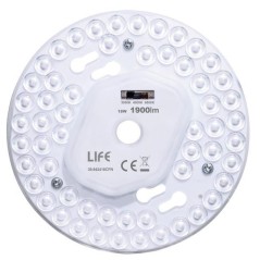 Modulo LED a Disco con Magnete 18W Tricolor LIFE 39.942418CFN
