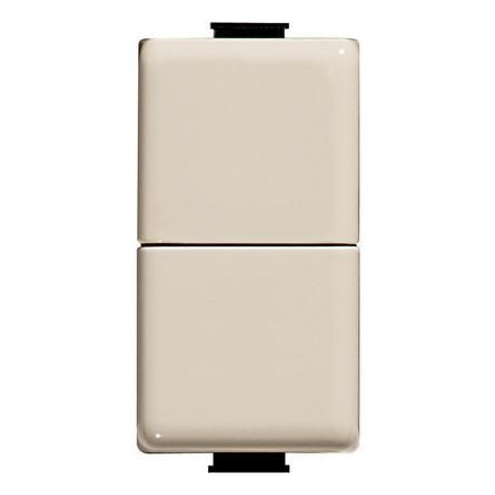 Pulsante doppio MAGIC TT 1P NO AVORIO BTICINO A5055