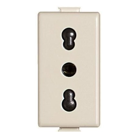 Presa elettrica bipasso Magic TT avorio 10/16A BTICINO A5180