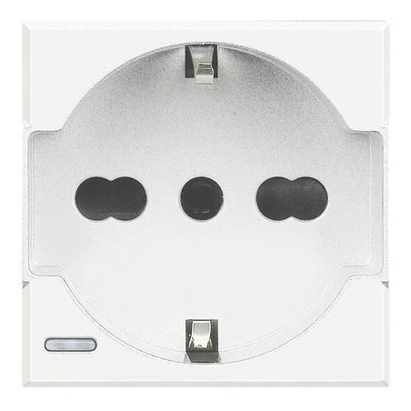 Axolute Presa Schuko 10/16 Bianca BTICINO HD4140A16