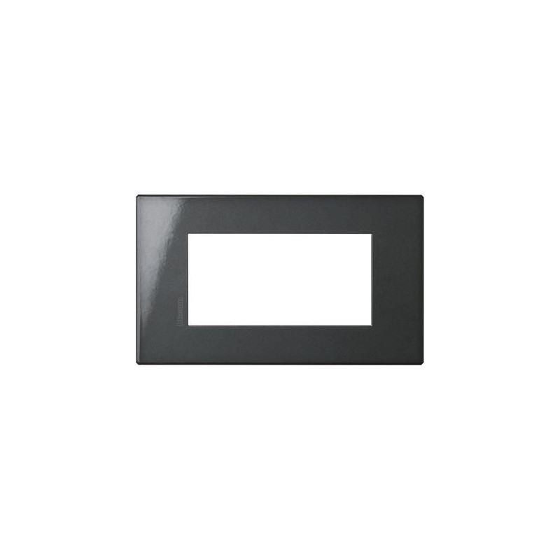 Placca 4 Posti Axolute AIR Antracite BTICINO HW4804HS Placca 4 Posti Axolute AIR Antracite BTICINO HW4804HS