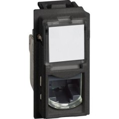 Connettore RJ45 living Now toolless UTP cat5E nero BTICINO KG4279C5E
