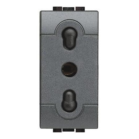 PRESA BIPASSO LIVING LIGHT BTICINO L4180