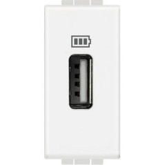 Presa USB LivingLight singola alimentazione diretta 1.1A BTICINO N4285C1