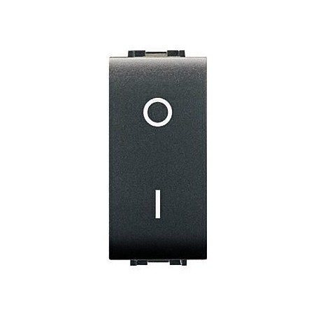 INTERRUTTORE BIPOLARE ANTRACITE MY LIFE ELETTROCANALI ECL4009
