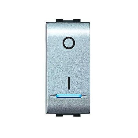 INTERRUTTORE BIPOLARE ILLUMINABILE TEC MY LIFE ELETTROCANALI ECL4015TEC
