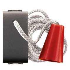 PULSANTE UNIPOLARE A TIRANTE ANTRACITE MY LIFE ELETTROCANALI ECL4024