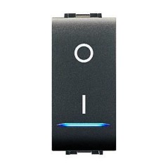 Copritasto Bipolare 1M Illuminabile ELETTROCANALI ECL40906