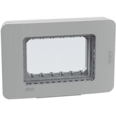 Placca stagna IP55 3 moduli grigia MatixGO BTICINO 28603G