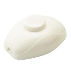 Interruttore Passafilo A Pedale Bianco FAI 0249