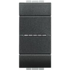 Livinglight invertitore assiale 16A Antracite BTICINO L4054