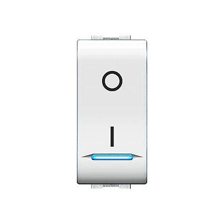 Copritasto Bipolare My Life 1M illuminabile ELETTROCANALI ECL40906WH