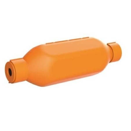 Scatola di Protezione Stagna per Spina e Presa Volante IP44 ARANCIONE ECOVA 20165
