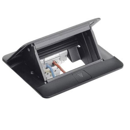 Torretta Pop-ut 4 moduli finitura nera BTICINO 150647NB