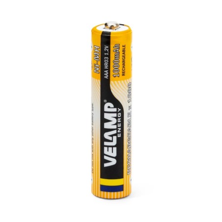 BLISTER 4 MINISTILO AAA RICARICABILI 1,2V 1000MAH VELAMP HR03