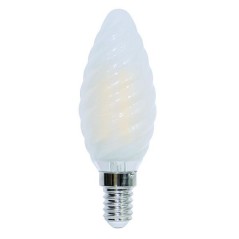 Lampadina Led a tortiglione Opale 4,5W E14 2700K LIFE 39.920112CS27
