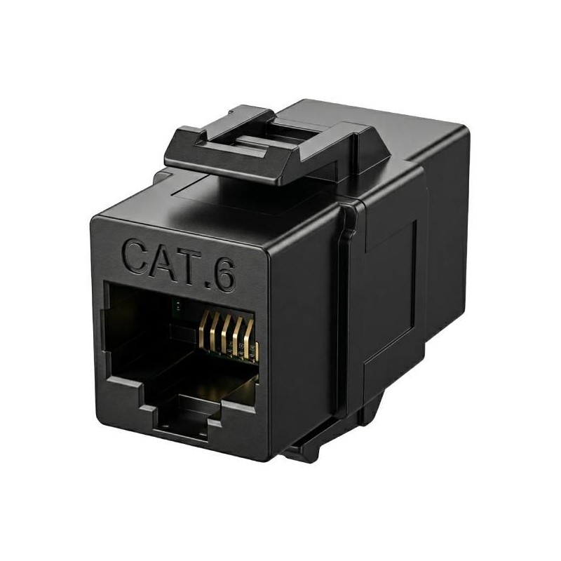 Accoppiatore di rete da pannello RJ45 UTP Cat.6 Nero KONELCO GBC 59632340