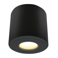 Plafone in Alluminio Nero 1xGU10 IP65 BOT LIGHTING MALAGAN