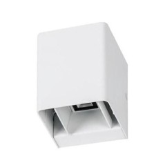 Applique da Muro in Alluminio Bianco 2x3W IP65 LAMPO UPD2R6WBIDL