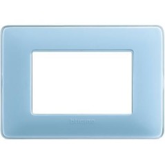 Placca Matix 3 Moduli Turchese BTICINO AM4803CAR