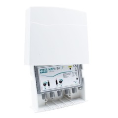 Amplificatore Da Palo 2 Ingressi Bande III+DAB, UHF 22/42db FRACARRO 223754