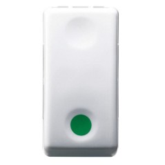Pulsante system 1P NA - 10A - Aus NC simbolo verde GEWISS GW20522